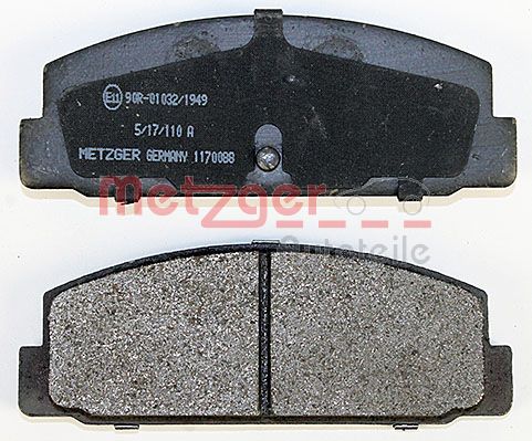 METZGER 1170088 Bremsbelagsatz, Scheibenbremse